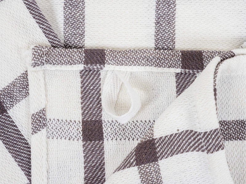 KAF Home Assorted Flat Kitchen Towels |100% Cotton - 18 x 28 inches | Ultra Absorbent Soft Dish Towels | Perfect for Cooking, Cleaning, and Drying Hands (Gray, 18 x 28-10 Pack) - Image 4